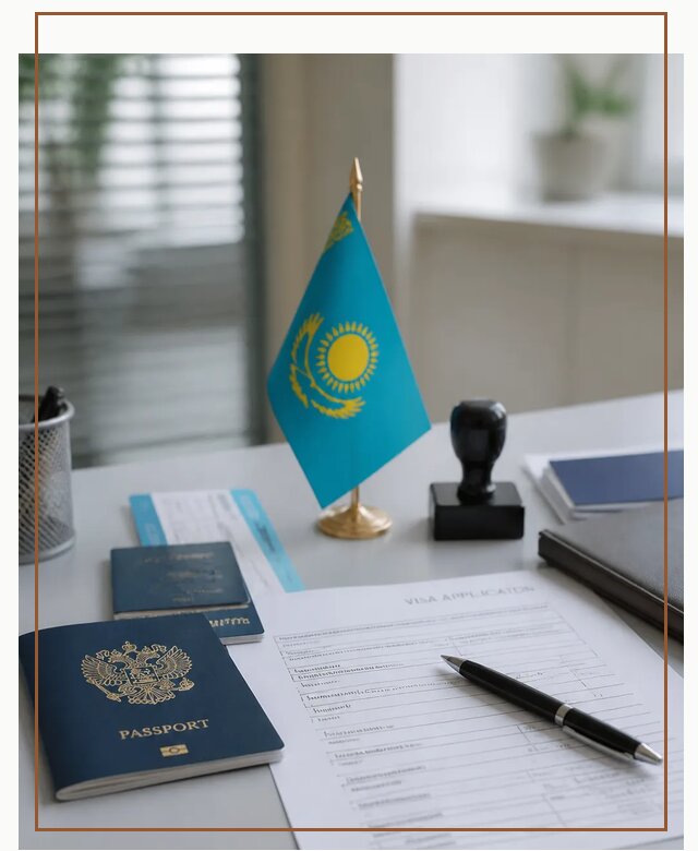 Оформление визы в Казахстан для поездки и работы в Каменске-Шахтинском